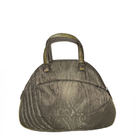 Etro Handbags - Etro Olive Green Nylon Bag 💚✨ with Leather Trim 👜Vintage vibes